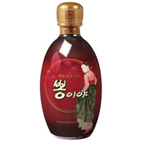 Mulberry wine(13percent, 375ml) Made in Korea